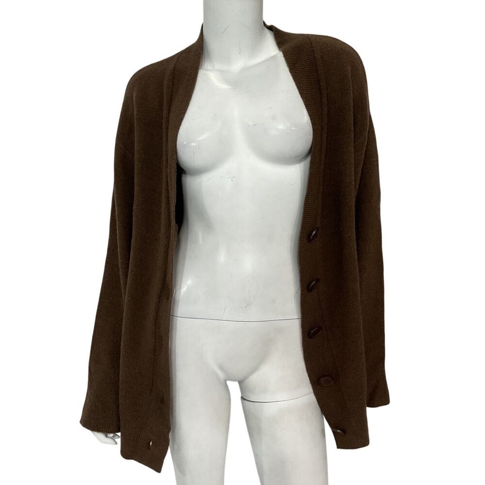 Camila Coelho Oversized Chocolate Trista Cardigan Size XS - Picture 2 of 5